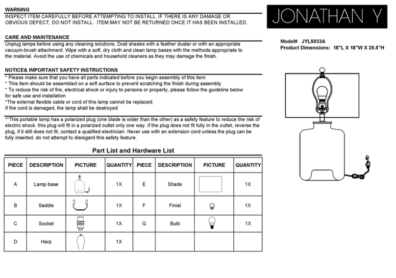JONATHAN Y JYL5033A User manual