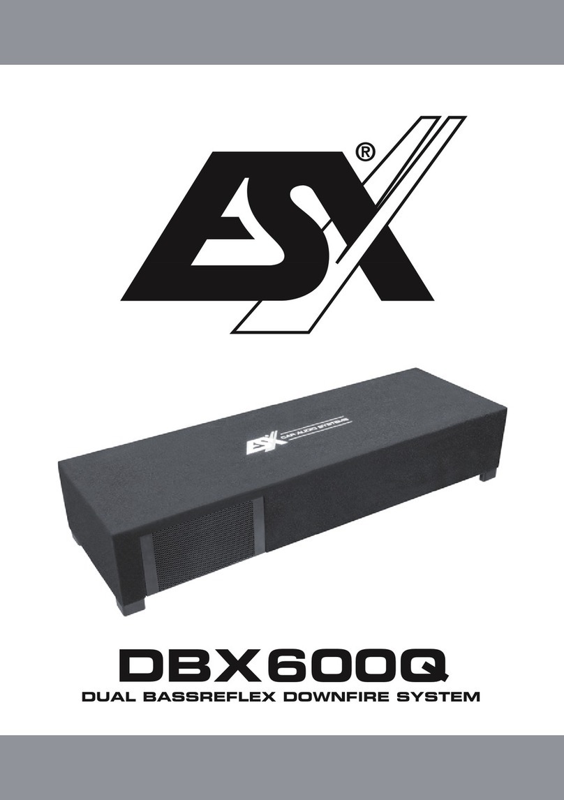 ESX DBX600Q User manual