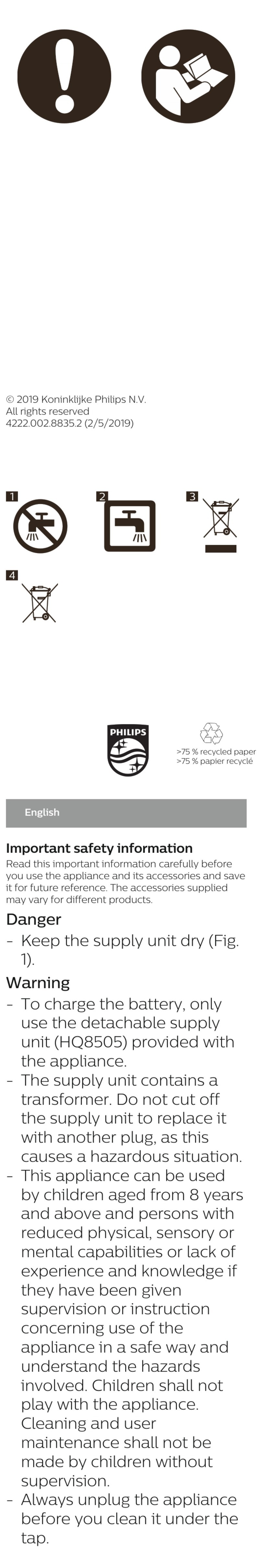Philips BT5501/13 User manual