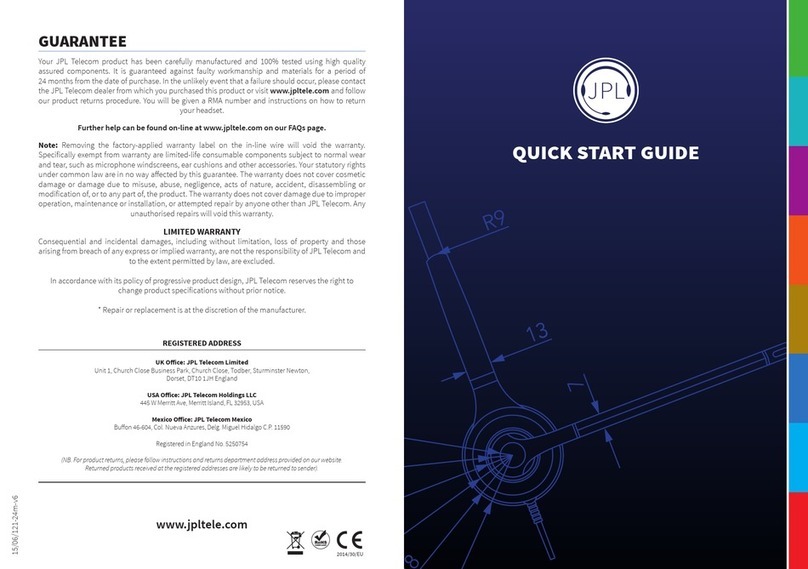 JPL JPL-HAC-1 User manual