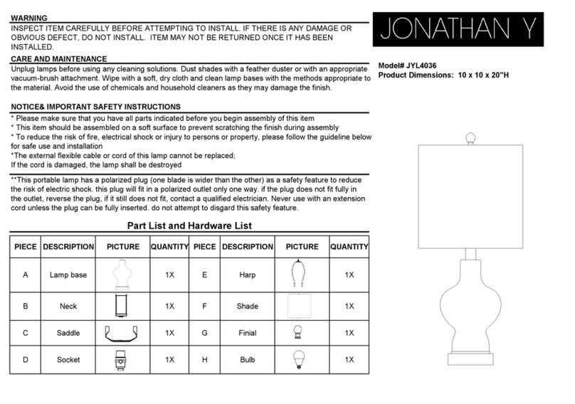 JONATHAN Y JYL4036 instructions