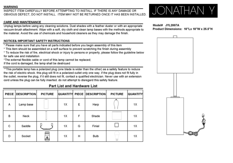 JONATHAN Y JYL2007A User manual JONATHAN Y JYL2007A User manual