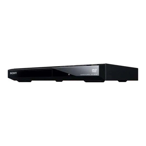 Sony DVP-SR110 User manual