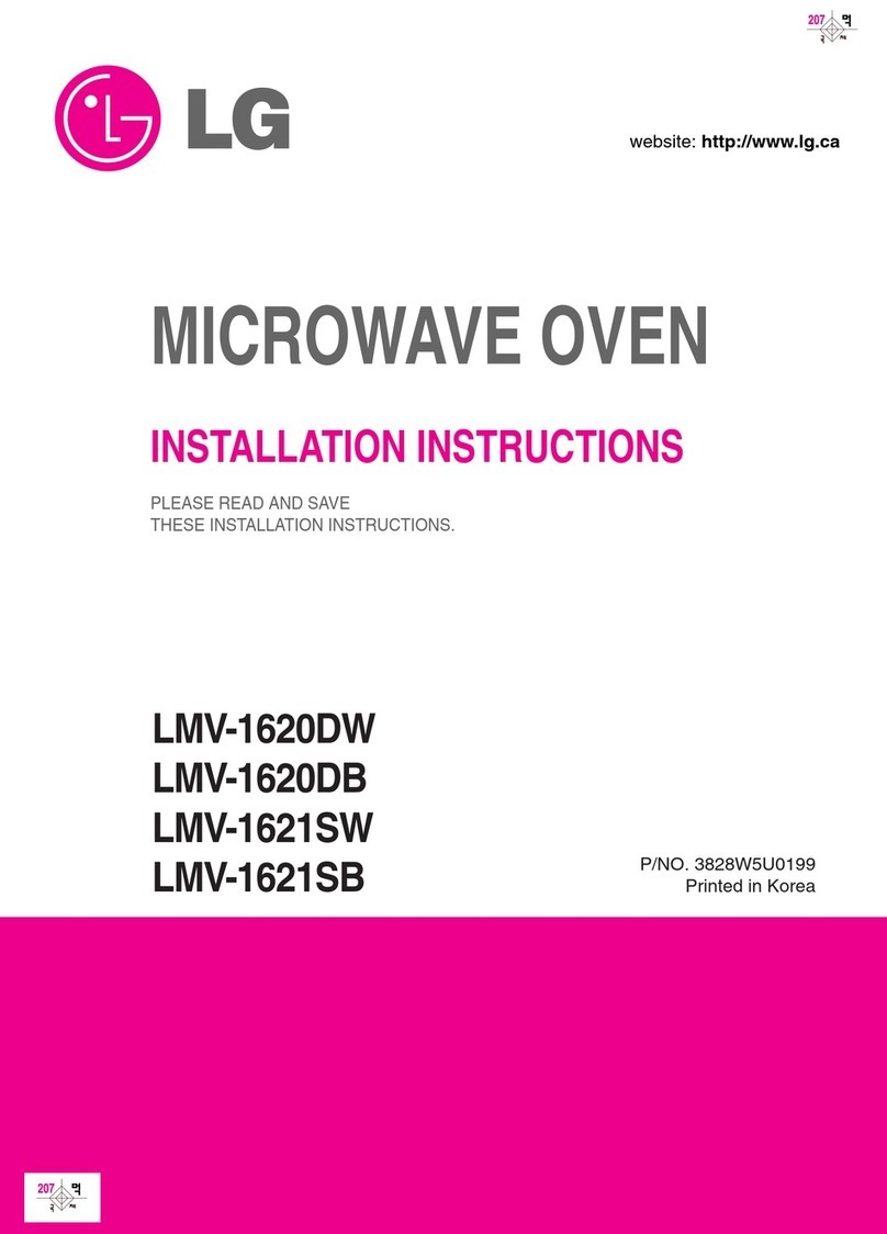 LG LMV-1620DW User manual