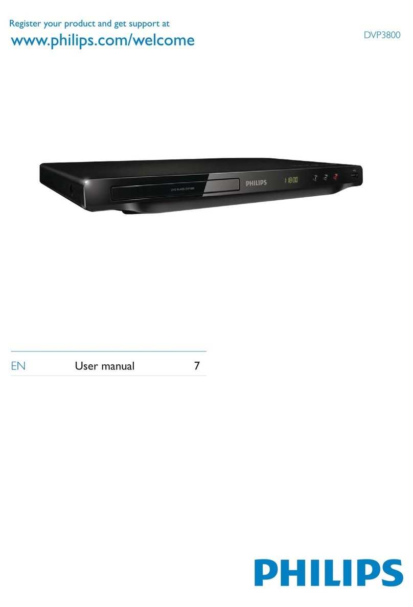 Philips DVP3800/51 Administrator user manual