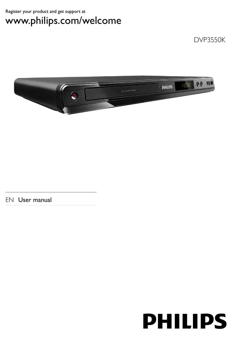 Philips DVP3550K/51 user manual