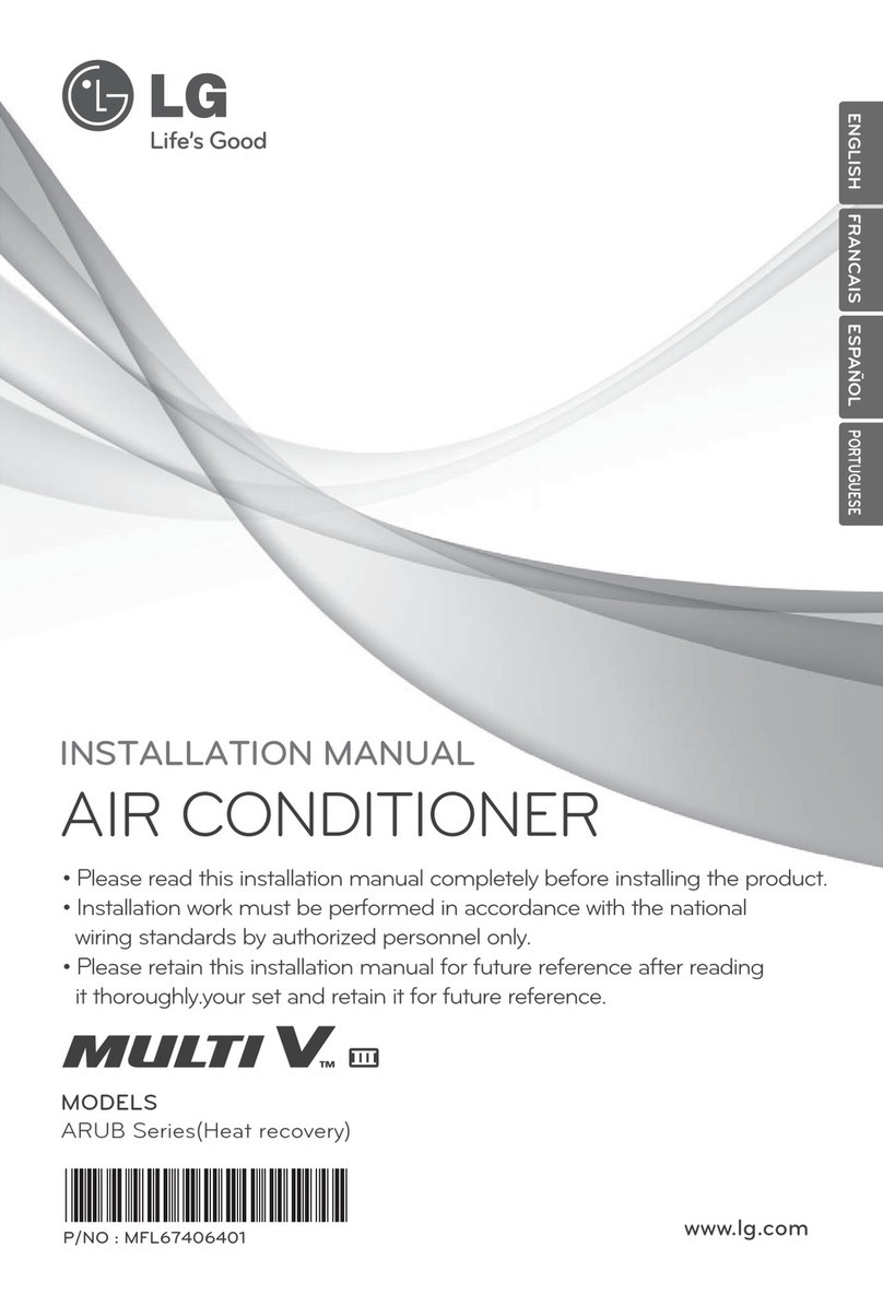 LG multi V ARUB160BT3 User manual