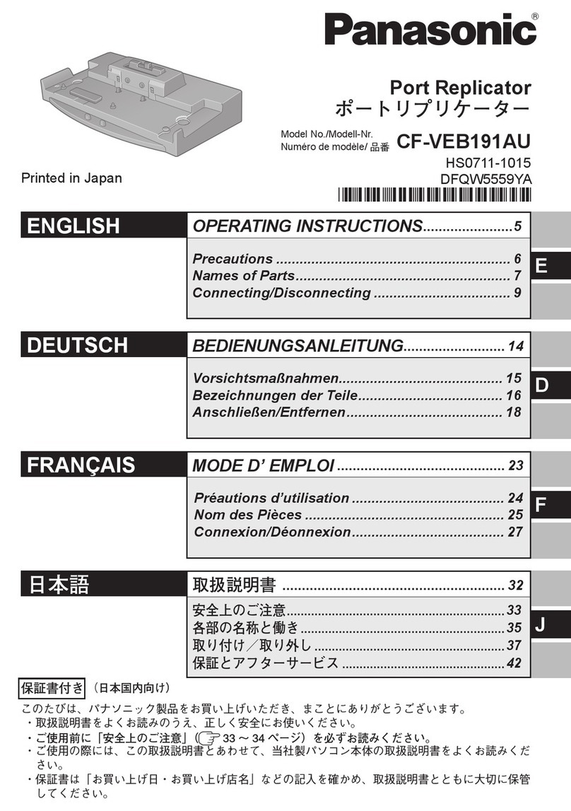 Panasonic CF-VEB191AU operating instructions