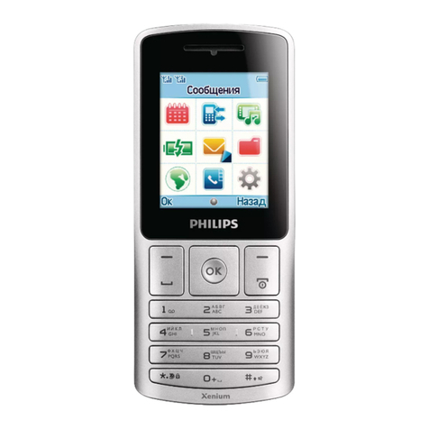Philips Xenium CTX130SLV/00 User manual