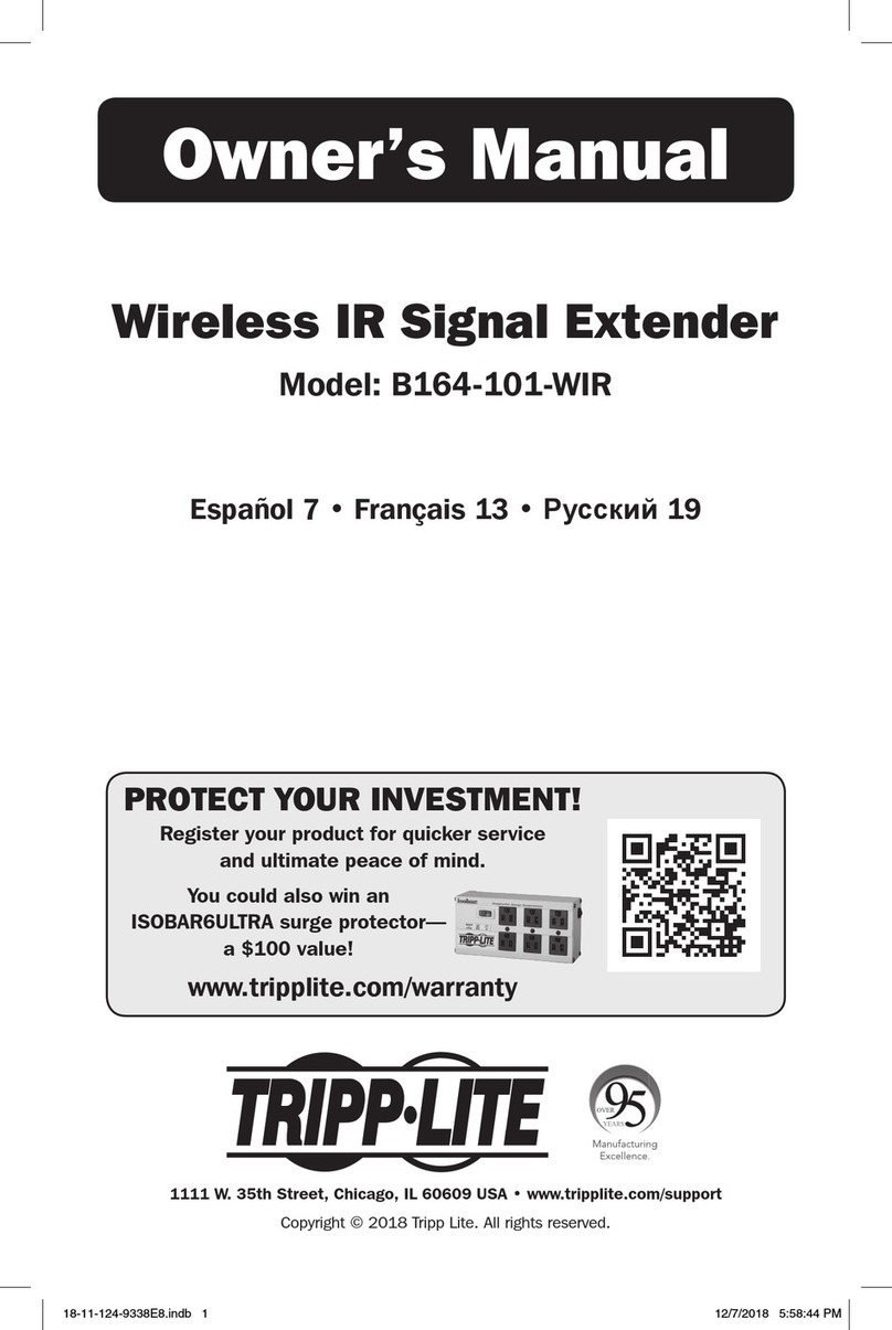 Tripp Lite B164-101-WIR User manual