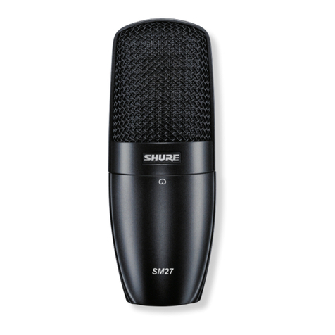 Shure SM27-LC manual