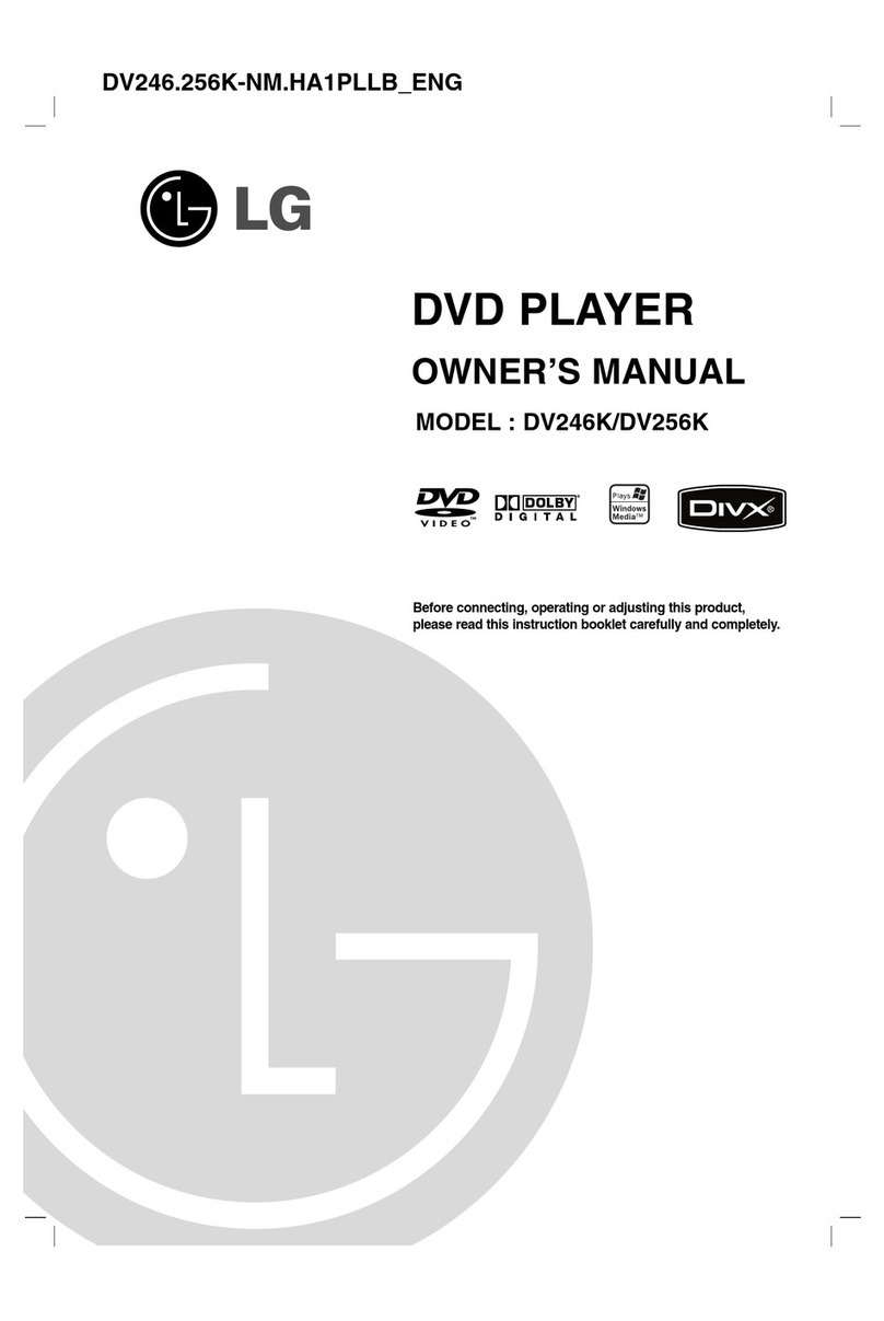 LG DV246K/DV256K DV246K owner's manual