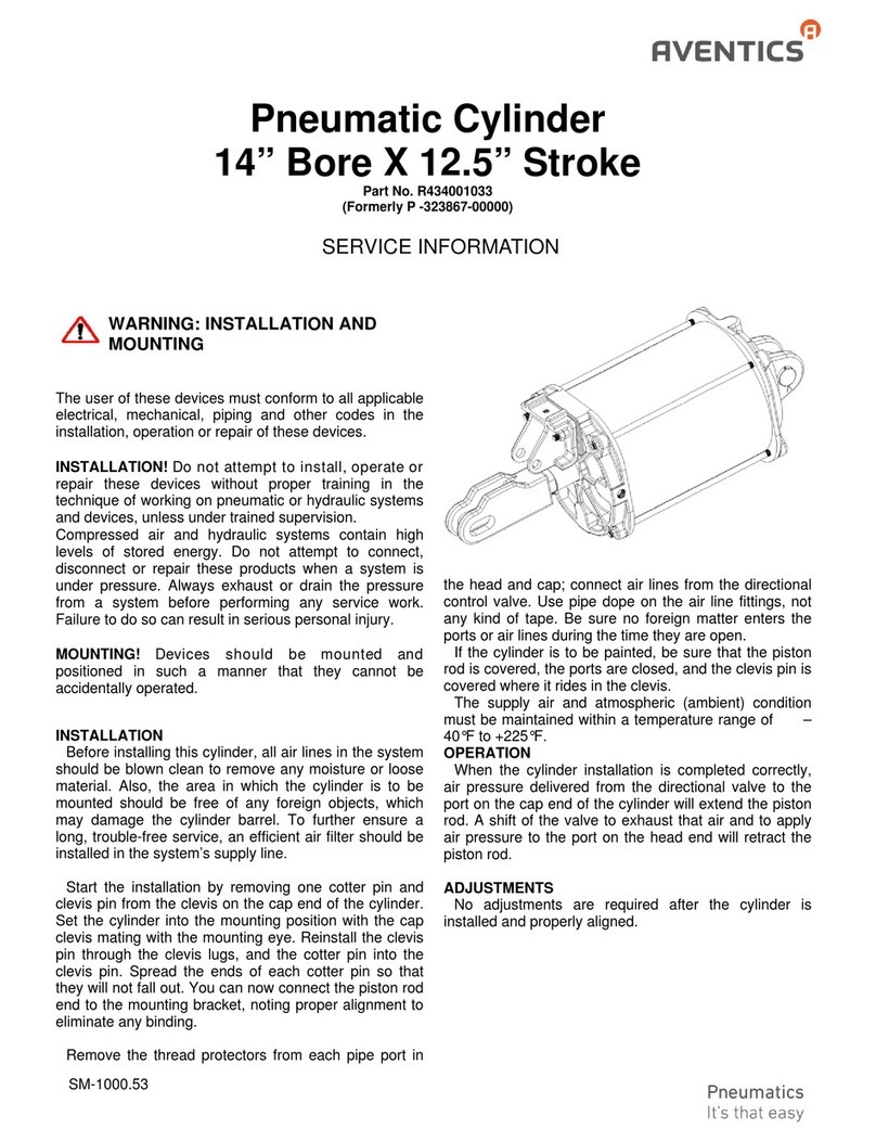 Aventics R434001033 Service information