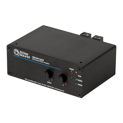 Atlas IED TSD-PA122G owner's manual