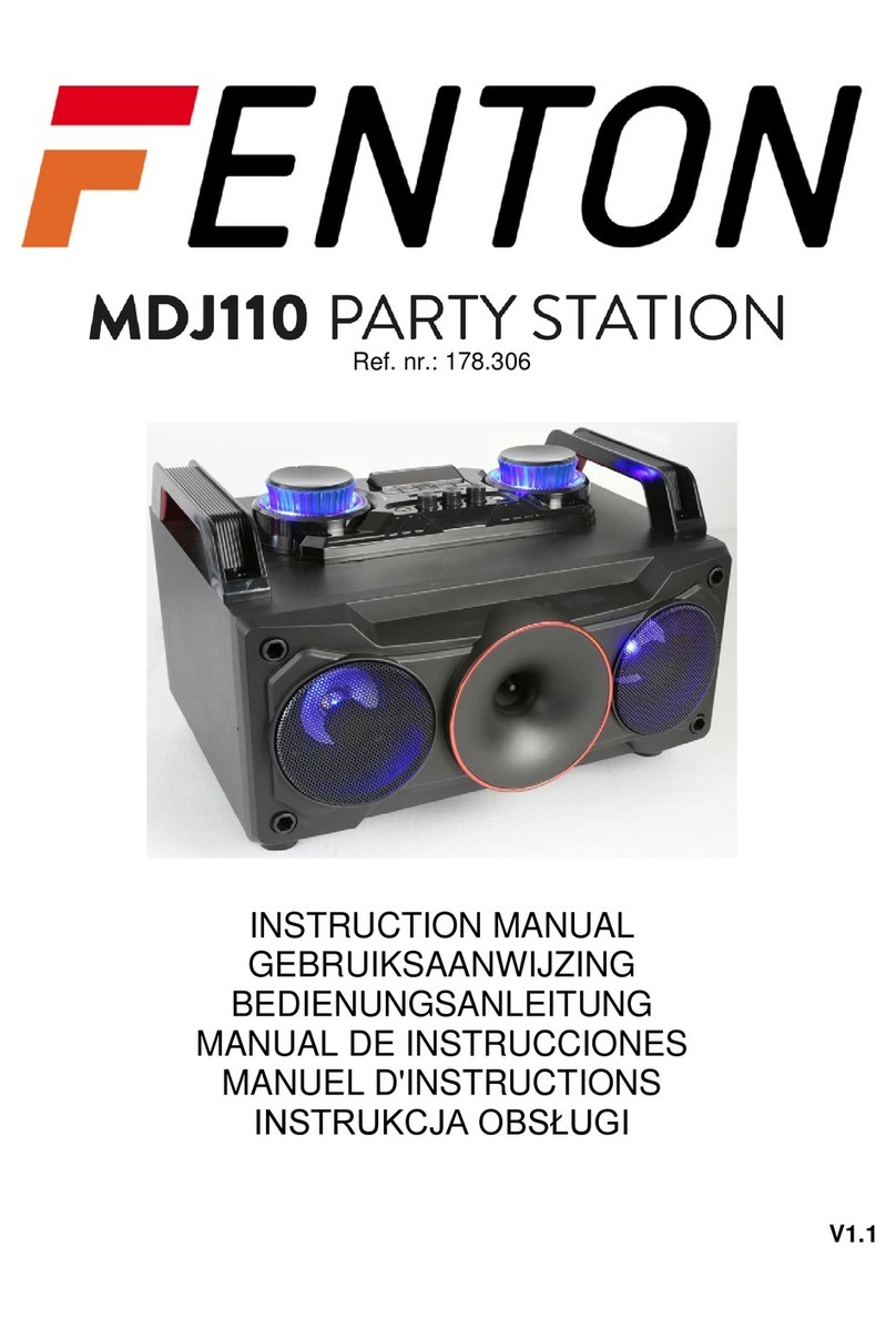 Fenton MDJ110 instruction manual