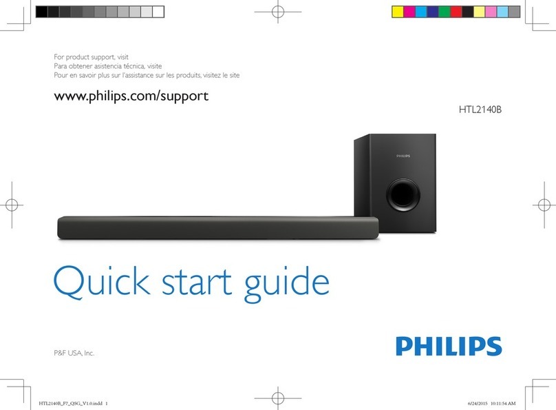 Philips HTL2140B/F7 User manual