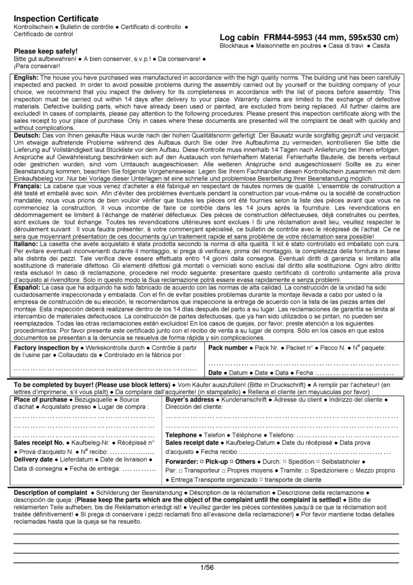 Palmako FRM44-5953 User manual