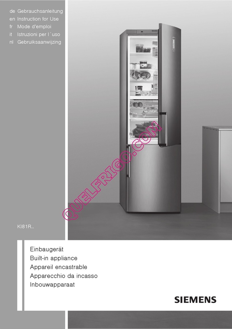 Siemens KI81R series User manual