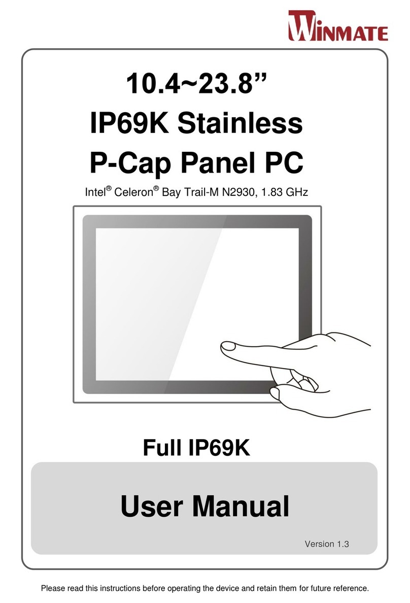 Winmate R15IB3S-SPC369 User manual