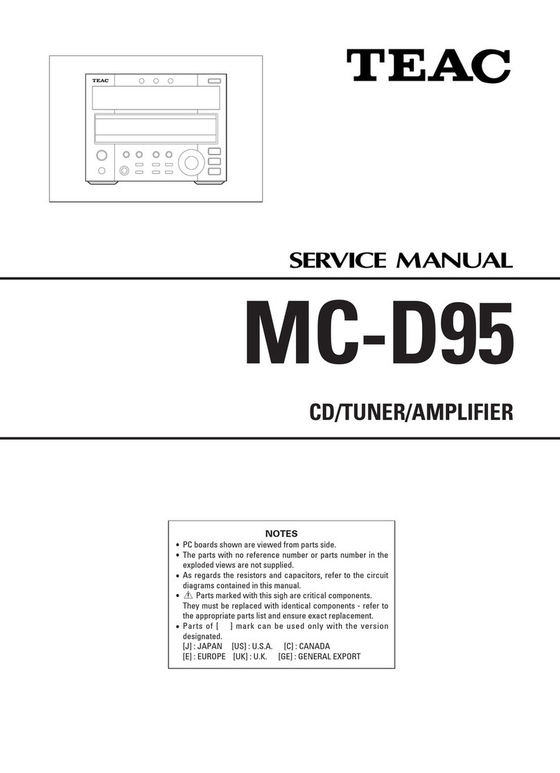 Teac MC-D95 User manual