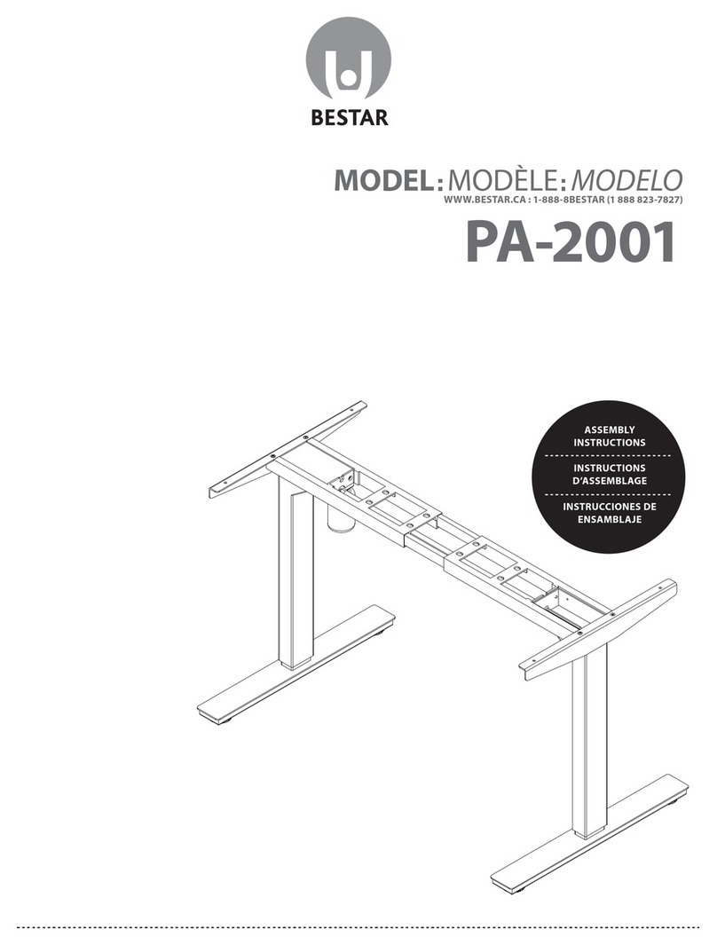 Bestar PA-2001 Assembly instruction Bestar PA-2001 Assembly instruction