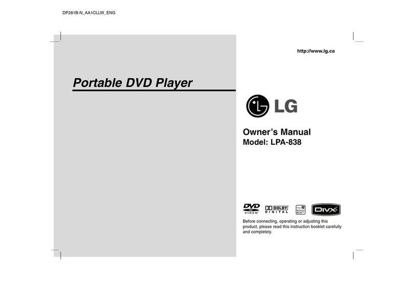 LG LPA-838 User manual