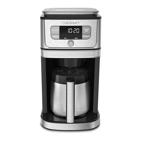 Cuisinart Grind & Brew DGB-850 Series quick start guide