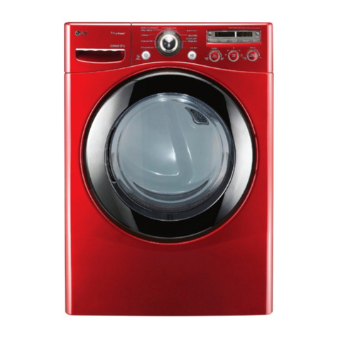 LG Steam Dryer DLGX2451 Series User manual