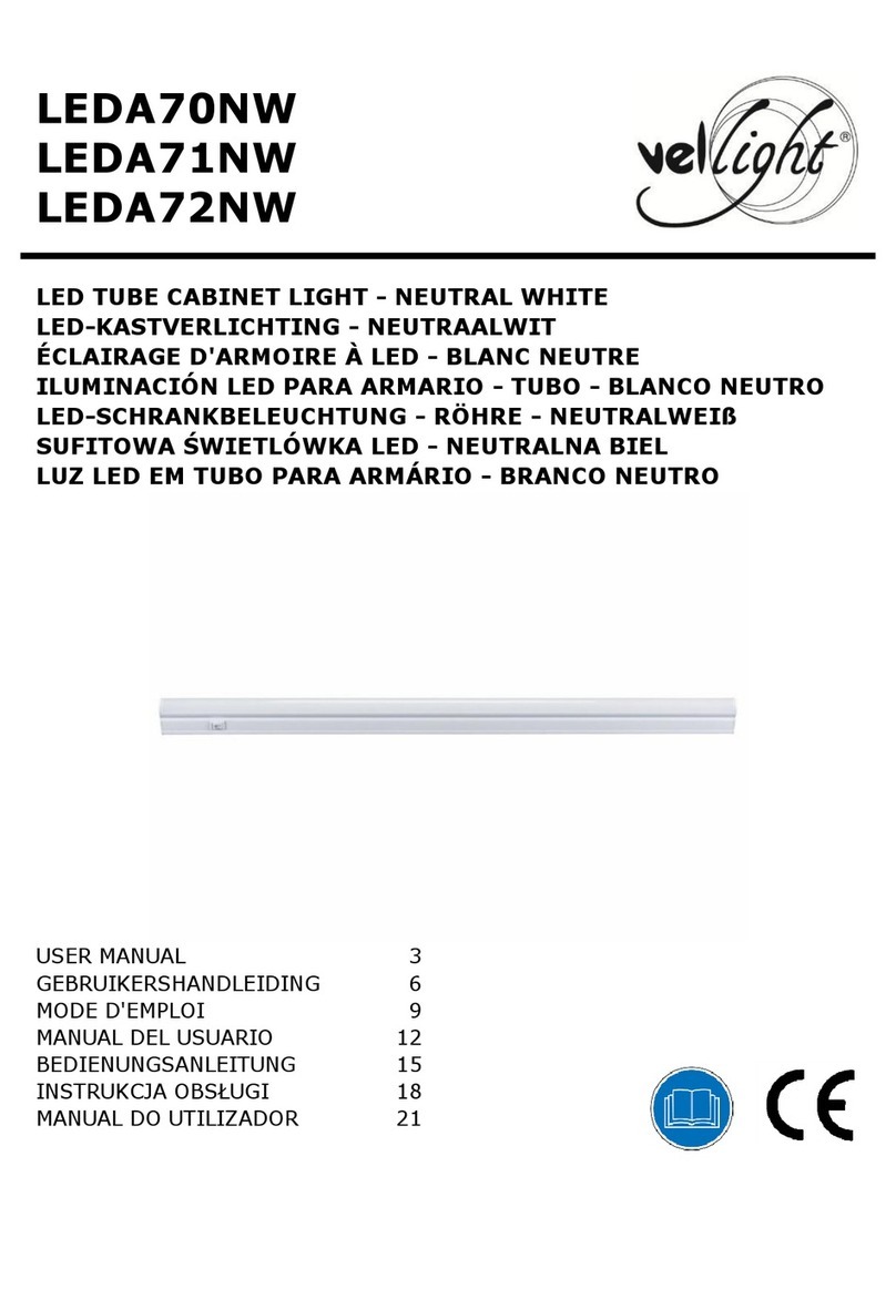 Velleman Vellight LEDA70NW user manual