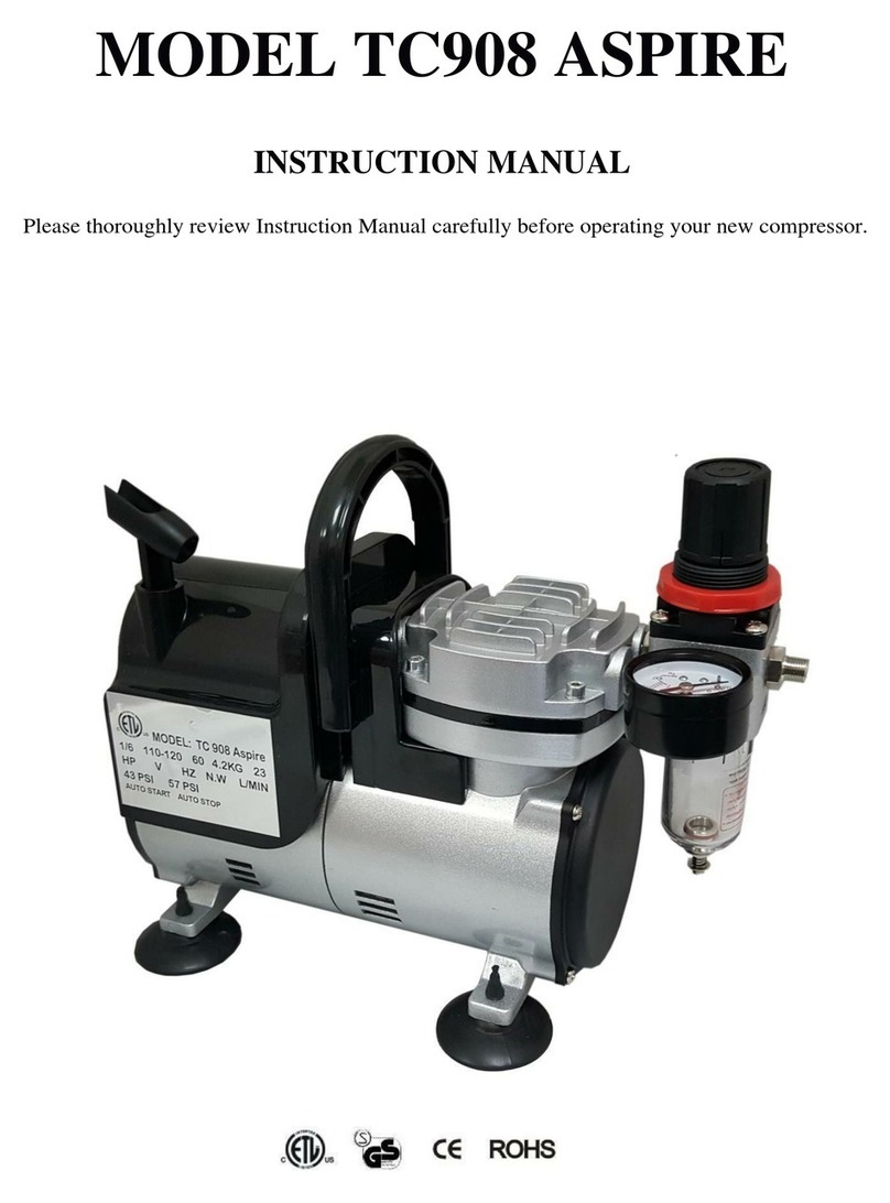 Badger Air-Brush ASPIRE TC908 instruction manual