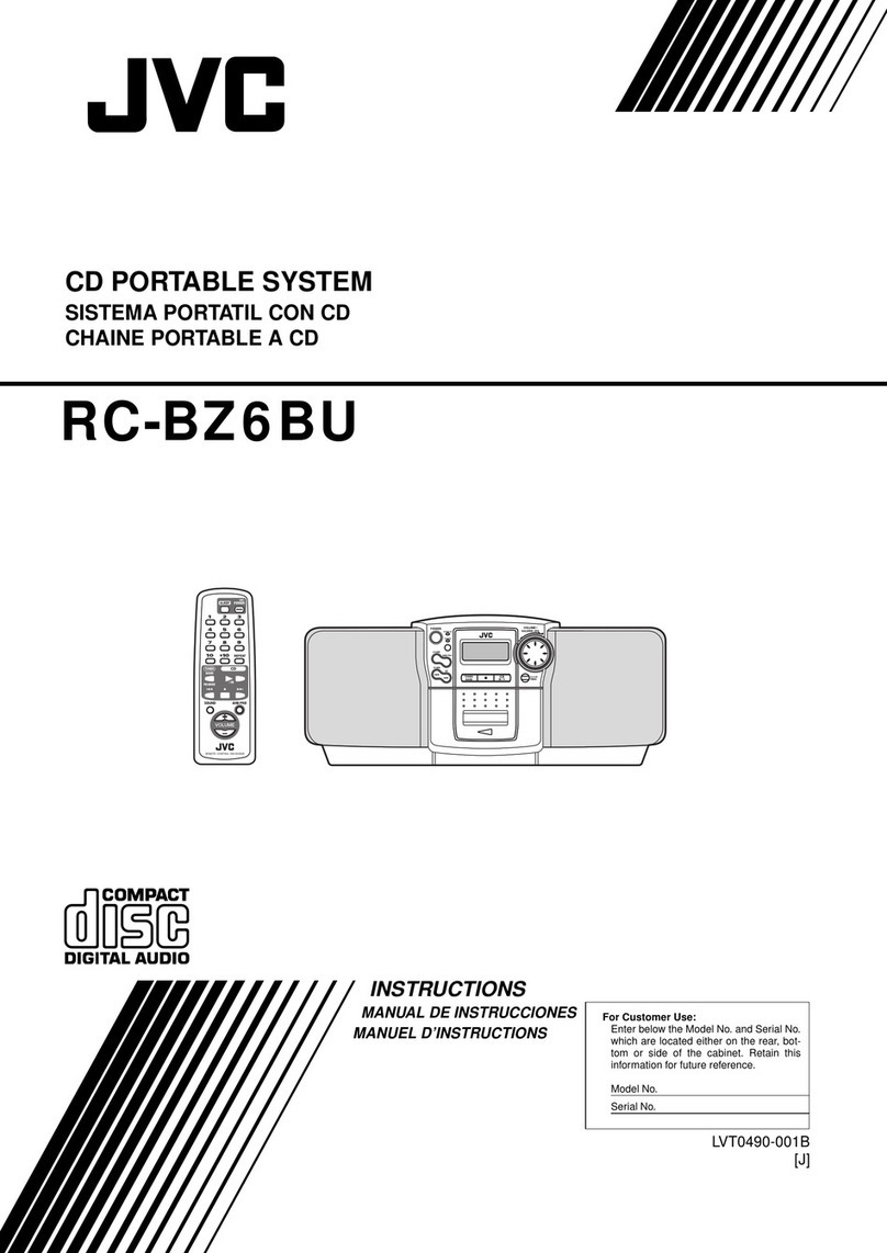 JVC RC-BZ6 User manual JVC RC-BZ6 User manual