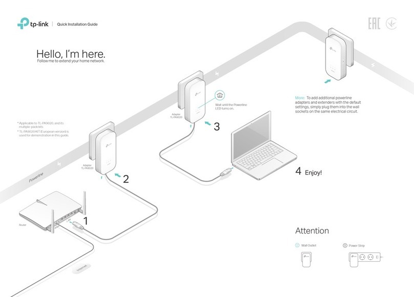 TP-Link TL-PA9020 User manual