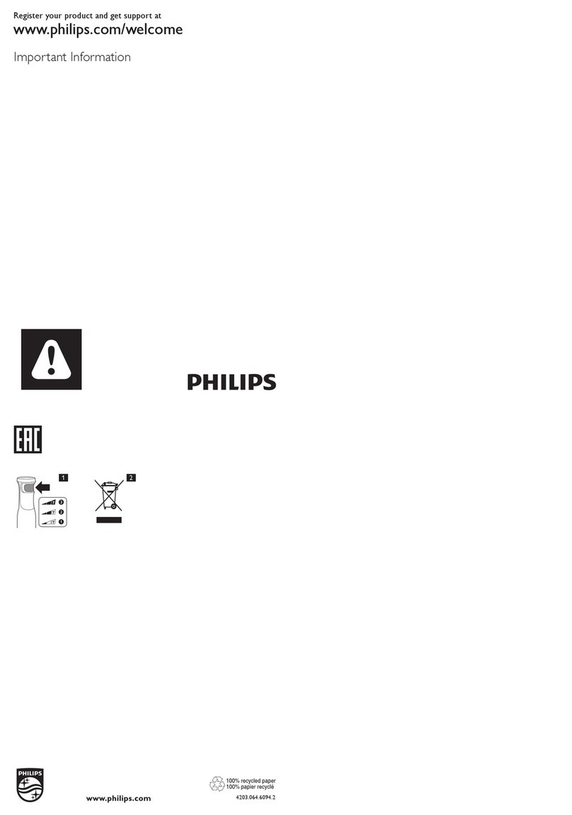 Philips HR1640/00 User manual