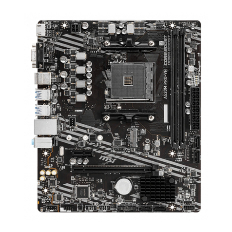 MSI A520M PRO-VH User manual MSI A520M PRO-VH User manual