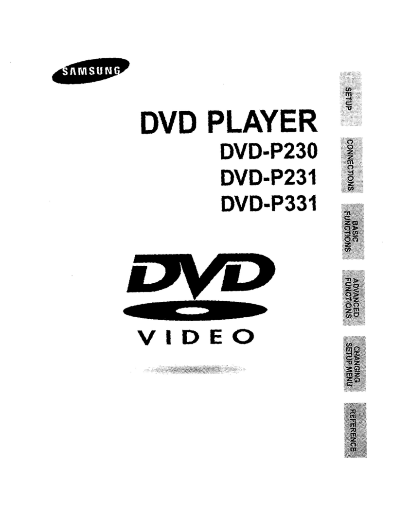 Samsung DVD-P233 manual