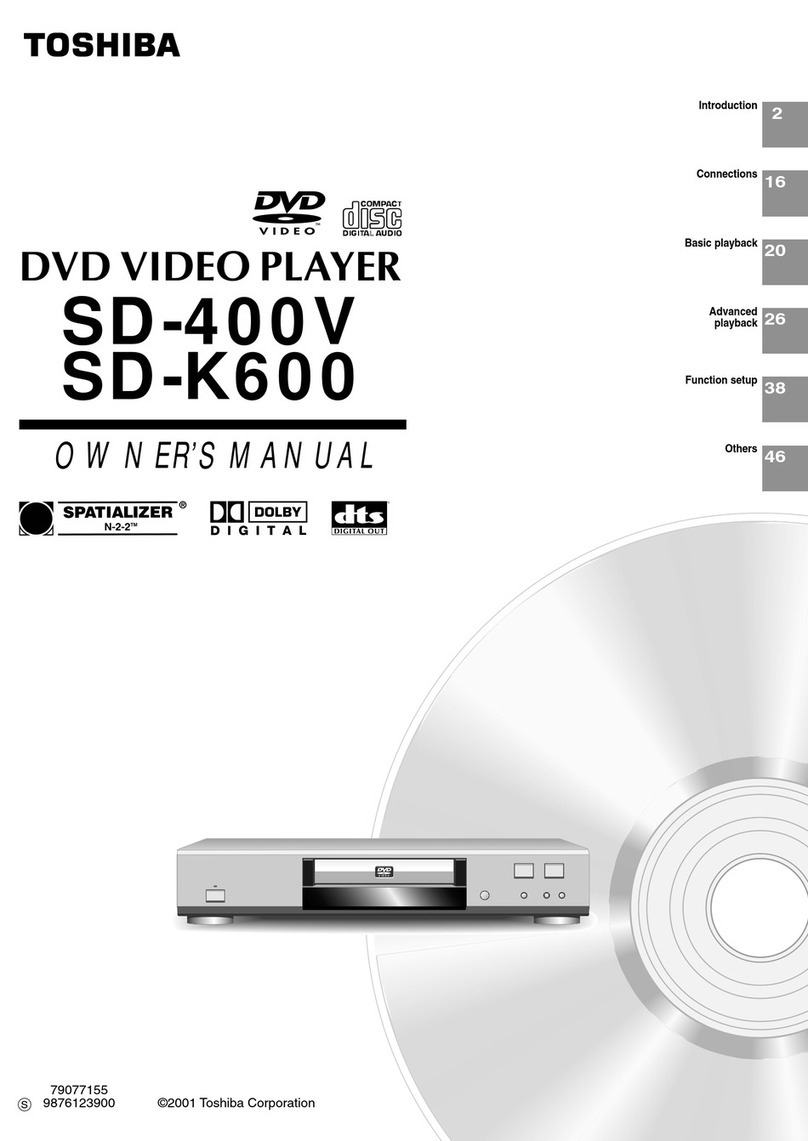 Toshiba SD-K600KR User manual