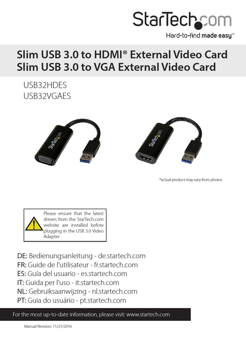 StarTech.com USB32VGAES manual StarTech.com USB32VGAES manual