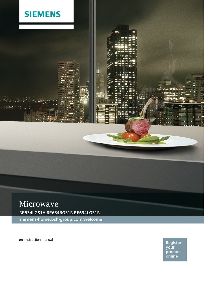 Siemens BF634LGS1A User manual