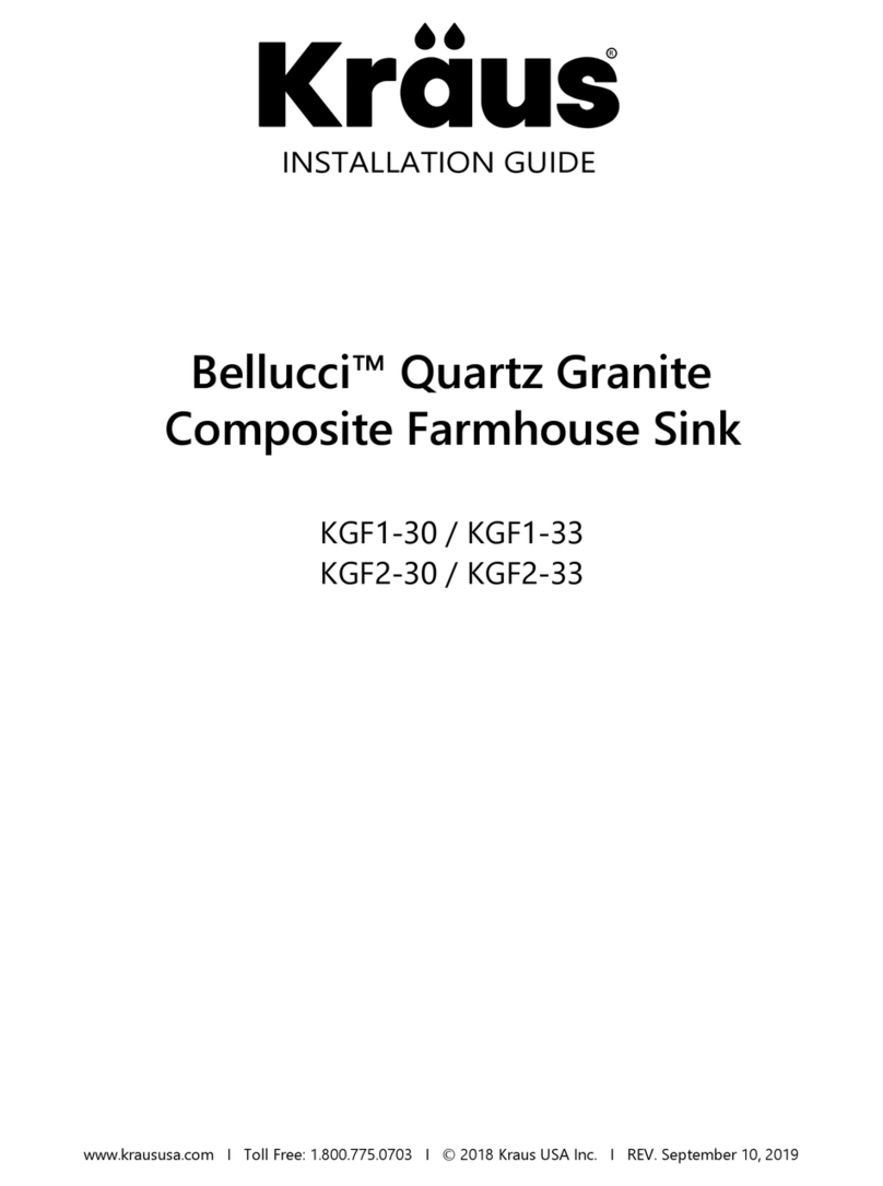 Kraus Bellucci KGF1-33 installation guide