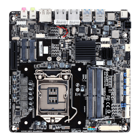 GIGA-BYTE TECHNOLOGY GA-Q170TN User manual