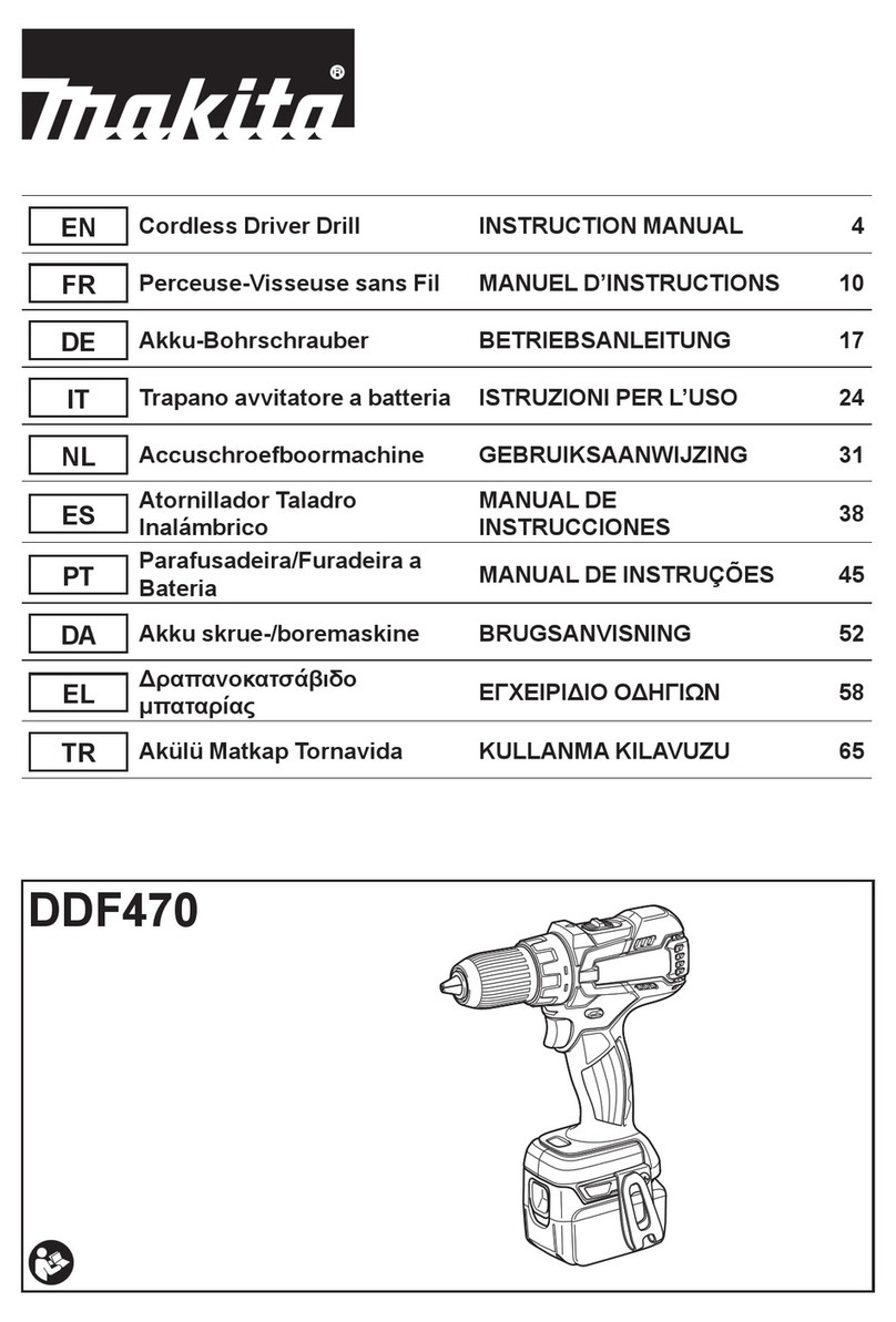 Makita DDF470RFJ User manual