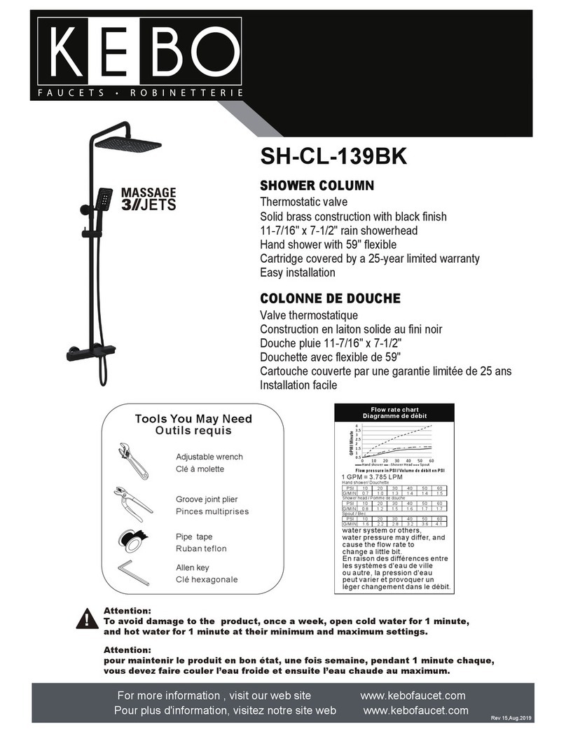 Kebo SH-CL-139BK User manual