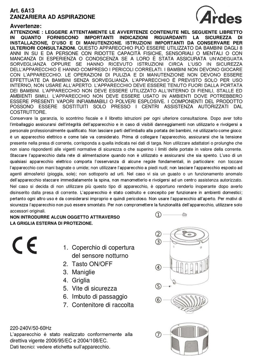 ARDES 6A13 manual