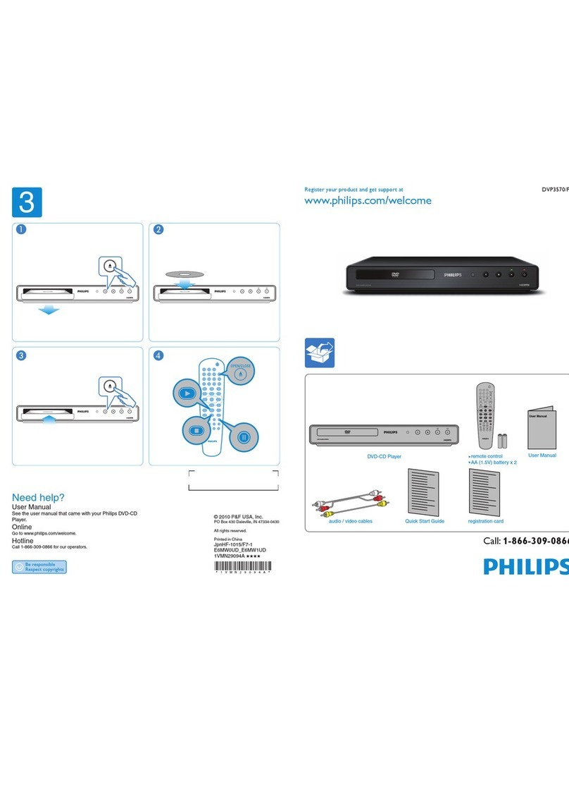 Philips DVP3570/F7 User manual