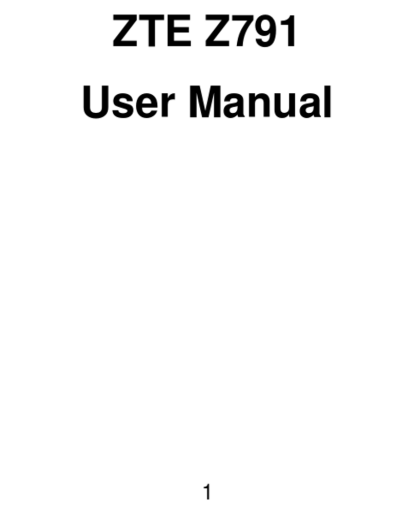 Zte Z791 User manual