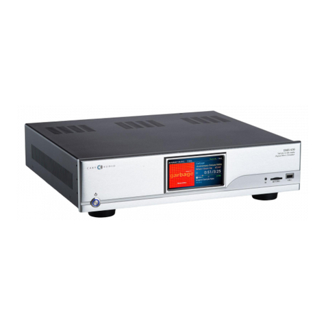 Cary Audio Design DMS-650 User manual