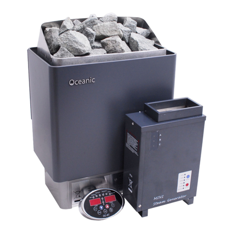 Oceanic Stauna Controller Assembly and operating manual
