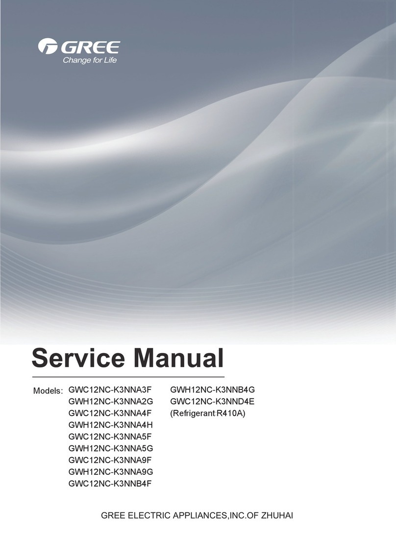 Gree GWC12NC-K3NNA3F User manual
