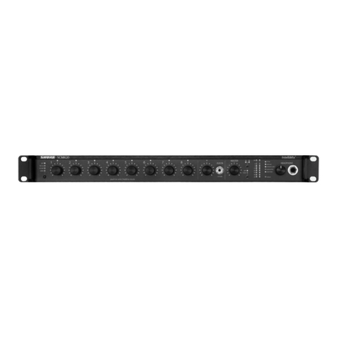 Shure IntelliMix SCM820-DB25 user guide