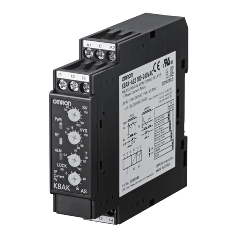 Omron K8AK-AS User manual Omron K8AK-AS User manual